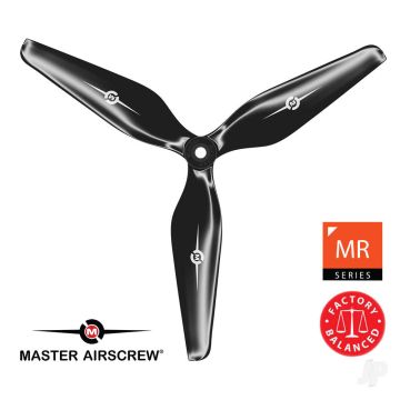 Master Airscrew 13x6.5 3MR 3-Blade Propeller (CCW) Black