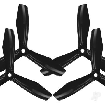 Master Airscrew 6x4.5 BN 3-Blade FPV RC Drone Propeller Props Set - Black 