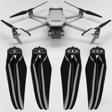Master Airscrew 9.4x5.3 STEALTH Prop Set x4 Black - DJI Mavic 3 RC Drone