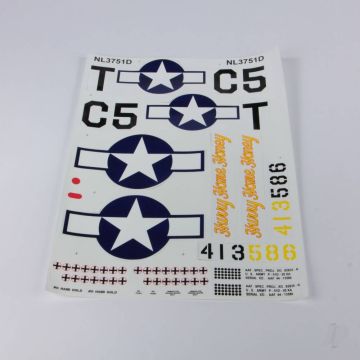 Max-Thrust Decal set (Ruckus Balsa P51)