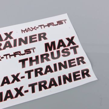 Max-Thrust Decal set (Max Trainer Balsa)