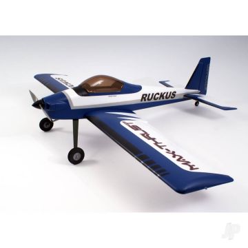 Max-Thrust Ruckus ARTF (no Tx/Rx/Batt) RC Plane (1400mm) – Blue