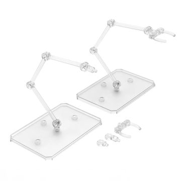 Bandai Action Base 6 Clear (Set of 2) For Plastic Model Kit