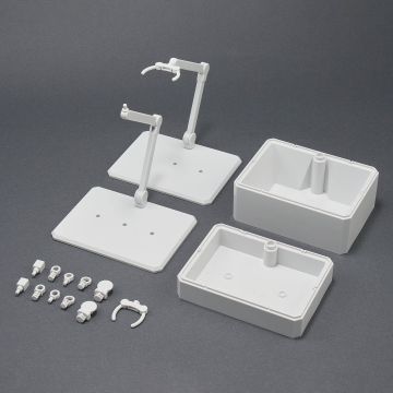 Bandai Action Base 7 & Option Box White Plastic Model Kit