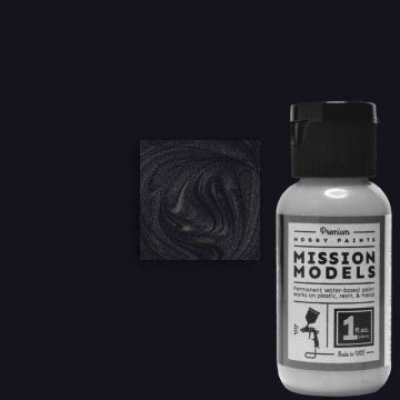 Mission Models Pearl Deep Black (1oz) Acrylic Airbrush Paint