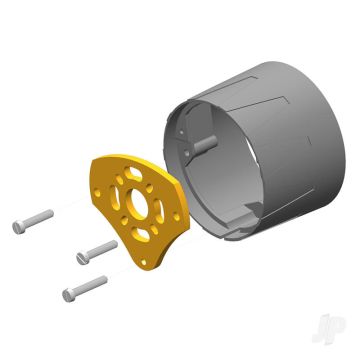 Multiplex Holder for motor 'Jet' with screws.