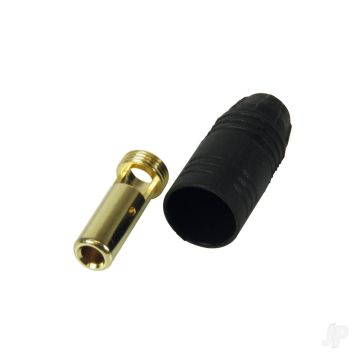 Multiplex MPX-AS150 Male Plug, Black (2 pcs)