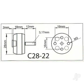 Multiplex ROXXY BL Outrunner (C28-22-27) Brushless Electric Motor