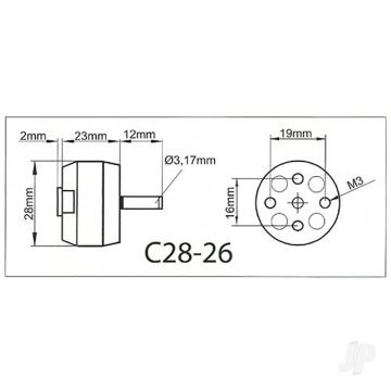 Multiplex ROXXY BL Outrunner (C28-26-14) Brushless Electric Motor