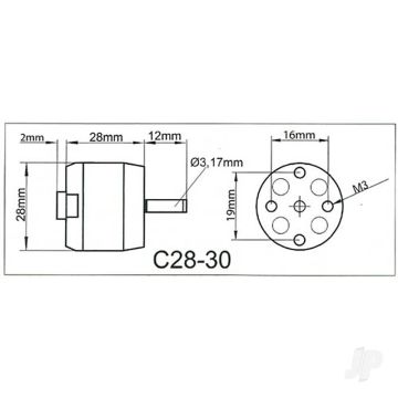 Multiplex ROXXY BL Outrunner (C28-30-16) Brushless Electric Motor
