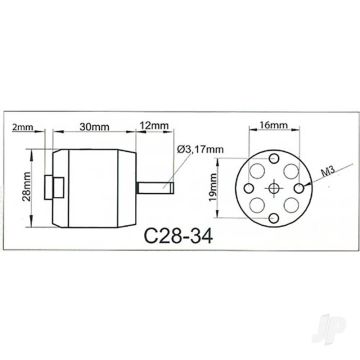Multiplex ROXXY BL Outrunner (C28-34-08) Brushless Electric Motor