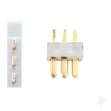 Multiplex Flat plug 3pin/5pcs (MP)
