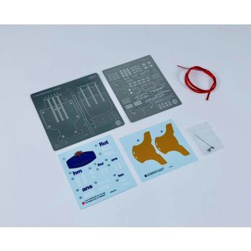 Beemax 1:24 Etched Detail Parts: Porsche 911 1984 Oman Rally Plastic Model Kit