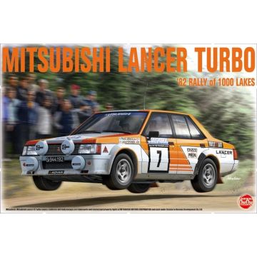 Beemax 1:24 Mitsubishi Lancer Turbo '82 1000Lakes Rally Plastic Model Kit