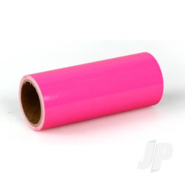 Oracover Oratrim Roll Fluorescent Neon Pink (#14) 9.5cmx2m  Self-Adhesive Covering for RC Model Aircraft