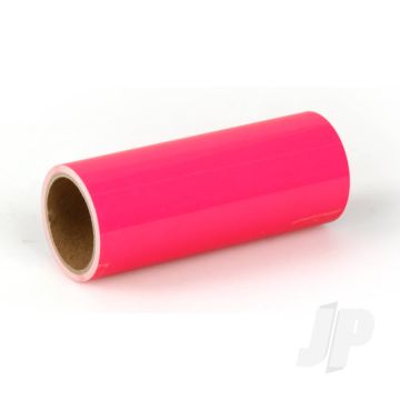 Oracover Oratrim Roll Fluorescent Pink (#25) 9.5cmx2m  Self-Adhesive Covering for RC Model Aircraft