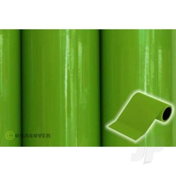 Oracover Oratrim Roll May Green (#43) 9.5cmx2m  Self-Adhesive Covering for RC Model Aircraft