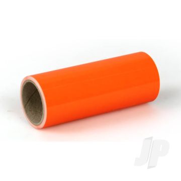 Oracover Oratrim Roll Fluorescent Orange (#64) 9.5cmx2m  Self-Adhesive Covering for RC Model Aircraft