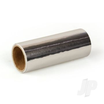 Oracover Oratrim Roll Chrome (#90) 9.5cmx2m Self-Adhesive Covering for RC Model Aircraft