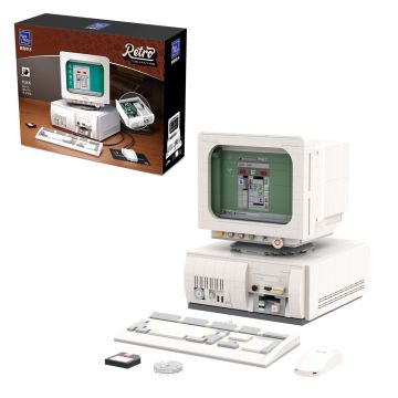 Pantasy Retro 90s Desktop PC - 1634 pcs Brick Build Model Kit