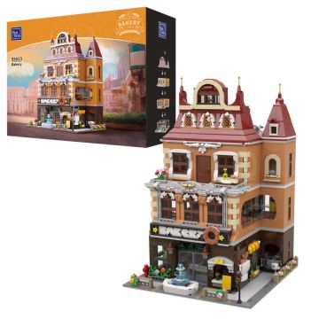 Pantasy Bakery (4-Storey Building) - 2663 pcs Brick Build Model Kit