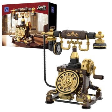 Pantasy Retro Rotary Telephone - 766 pcs Brick Build Model Kit