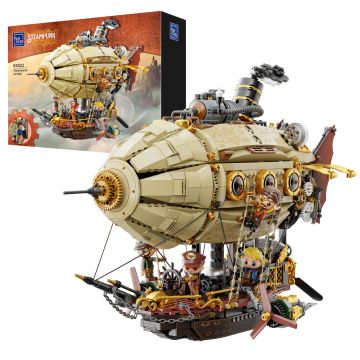 Pantasy Steampunk Airship - 1949 pcs Brick Build Model Kit