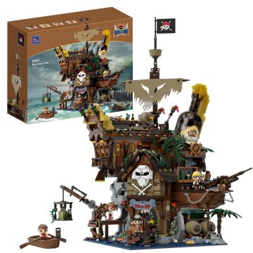 Pantasy The Pirates Pub Ship Building - 2814 pcs Brick Build Model Kit