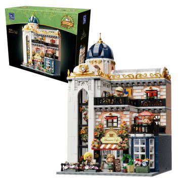 Pantasy Blossom Café Building - 2826 pcs Brick Build Model Kit