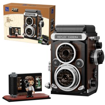 Pantasy Retro Twin Lens Reflex Camera - 793 pcs Brick Build Model Kit