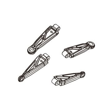 PD Racing Front & Rear Upper Arms (Left & Right)