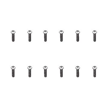 PD Racing B head hex screw HM4*20 12pcs
