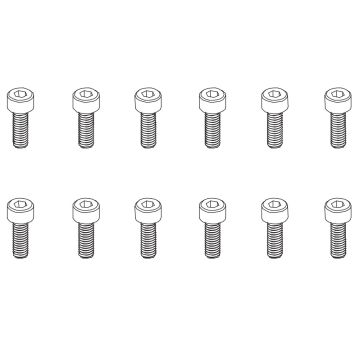 PD Racing Hex Screw HM4*12 12PCS