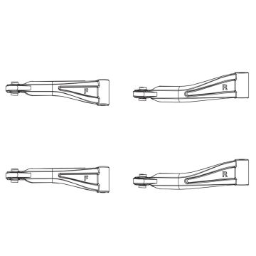 PD Racing Fr/Rr. Upper Arms 2PCS