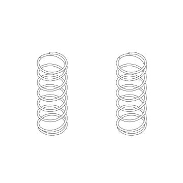 PD Racing Rr.Shock Absorber Spring 2PCS