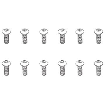 PD Racing B head hex screw HM4*12 12pcs