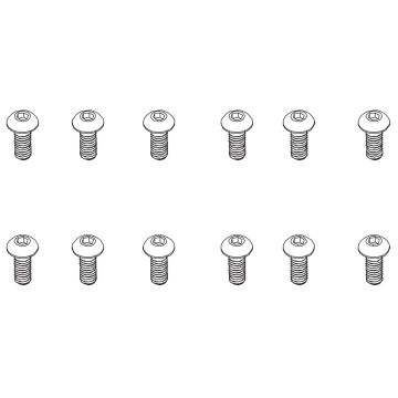 PD Racing B head hex screw HM4*10 12pcs