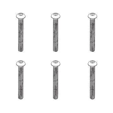 PD Racing B head hex screw HM4*36 6PCS
