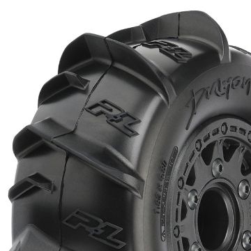 Proline Dumont Paddle Sc Tyres On Black Raid 6x30 Wheel Slash
