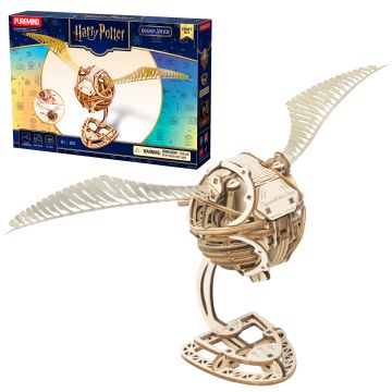 Puremind Harry Potter Mechanical Golden Snitch Wooden Model Kit