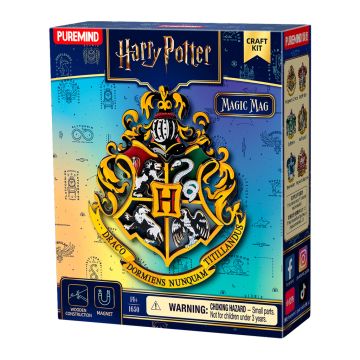 Puremind Harry Potter Magnetic Coat of Arms (6 Designs) Wooden Model Kit