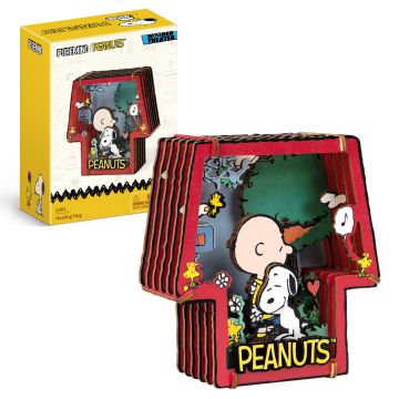 Puremind Peanuts™ Snoopy & Charlie Brown Healing Hug Wooden Model Kit