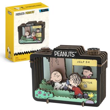 Puremind Peanuts™ Snoopy & Friends Summer Snapshot Wooden Model Kit