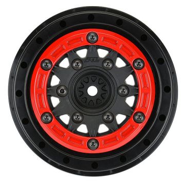 Proline Raid 2.2/3.0" Red/Blk Beadloc 6x30 Hex Sc Wheels