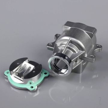 RCGF Stinger Engine Parts - Crankcase Lower & Backplate (20cc Side Exhaust)
