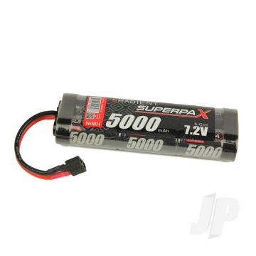 Radient NiMH Battery 7.2V 5000mAh SC Stick Pack Deans HCT T-style Connector Plug