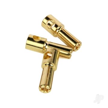 Radient Bullet Connectors, 5mm Male (3 pcs) 