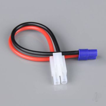 Radient Battery Adapter, EC3 Female to Tamiya Male, 14AWG, 100mm 