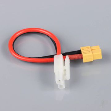 Radient Charge Lead, XT60 to Tamiya Male, 14AWG, 150mm