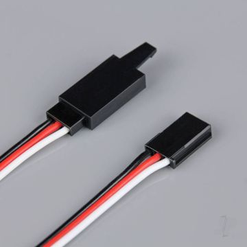 Radient Futaba HD Extension Lead with Clip 200mm 